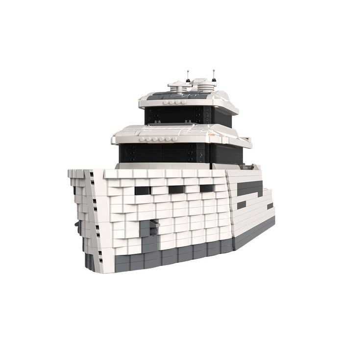 MOC - 157092 Superyacht "LILLY" Klemmbausteine - LesDiy - Klemmbausteine