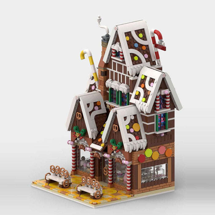 MOC - 199764 Winter village pastry shop Klemmbausteine - LesDiy - Klemmbausteine