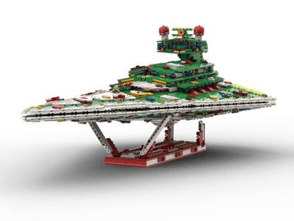 MOC - 201504 SW UCS Imperial Destroyer Christmas Mode Klemmbausteine - LesDiy - Klemmbausteine