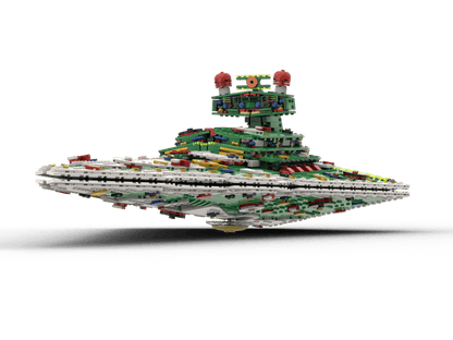 MOC - 201504 SW UCS Imperial Destroyer Christmas Mode Klemmbausteine - LesDiy - Klemmbausteine