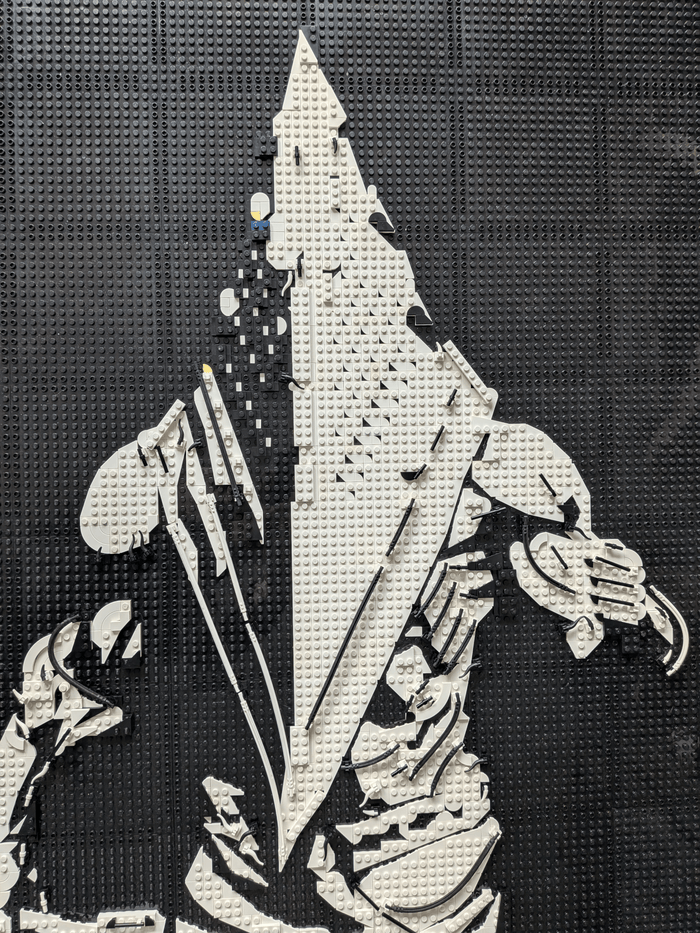 MOC - 238914 art relief of a male horror character Klemmbausteine - LesDiy - Klemmbausteine