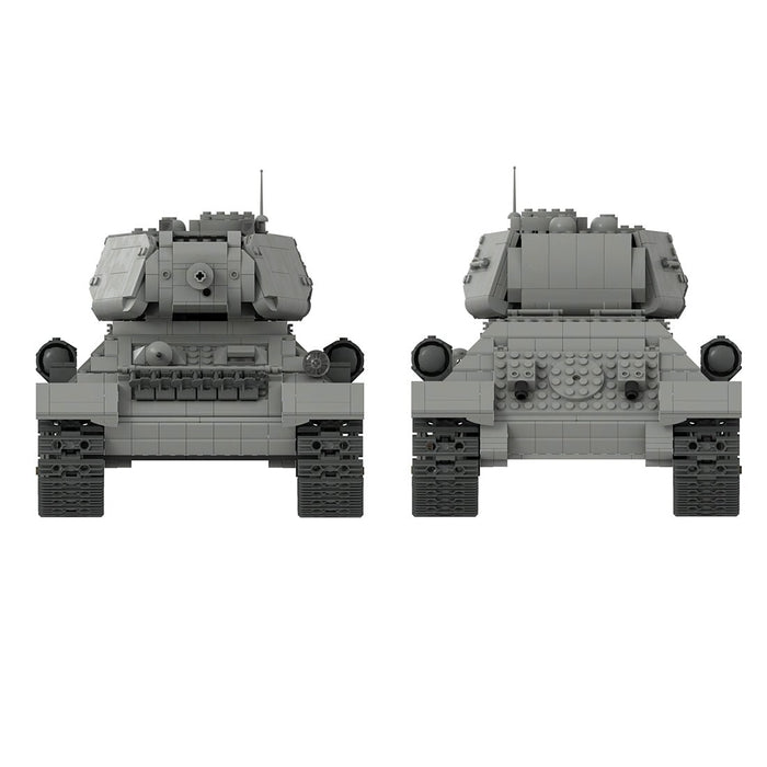 MOC - 53096 T - 34/85 RC - Panzer Klemmbausteine - LesDiy - Klemmbausteine