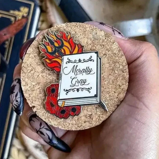 Morally Gray Trope Enamel Pin