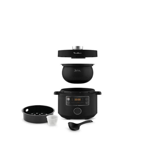 Moulinex Pressure Cooker, 5Lit, 1200Watts, Black