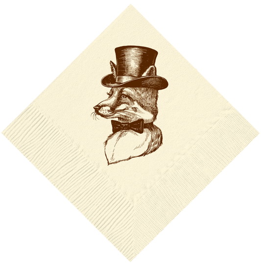 Mr. Fox Cocktail Napkins
