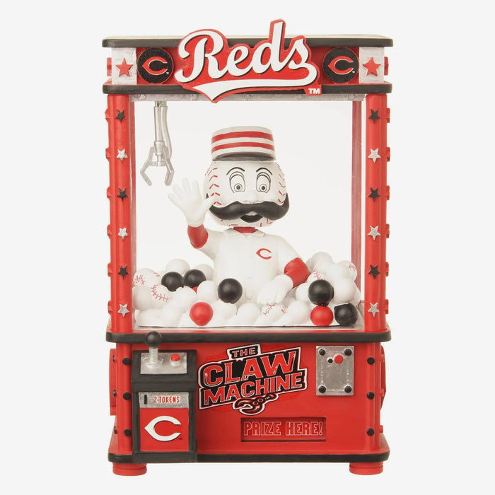 Mr. Redlegs Cincinnati Reds Claw Machine MLB Baseball Bobblehead