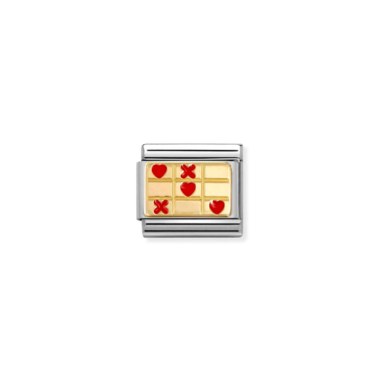 Nomination Classic 18K Gold Charm - Red Love Wins