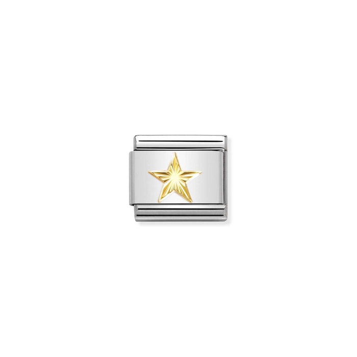 Nomination Classic 18K Gold Diamond Star Charm