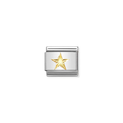 Nomination Classic 18K Gold Diamond Star Charm