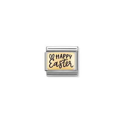 Nomination Classic 18K Gold Happy Easter Charm