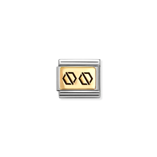 Nomination Classic Gold Nuts Charm