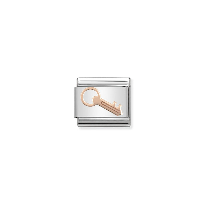 Nomination Classic Link Symbols 9K Rose Gold Key