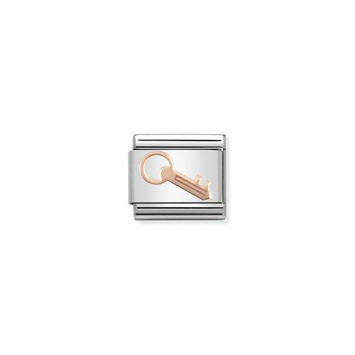 Nomination Classic Link Symbols 9K Rose Gold Key