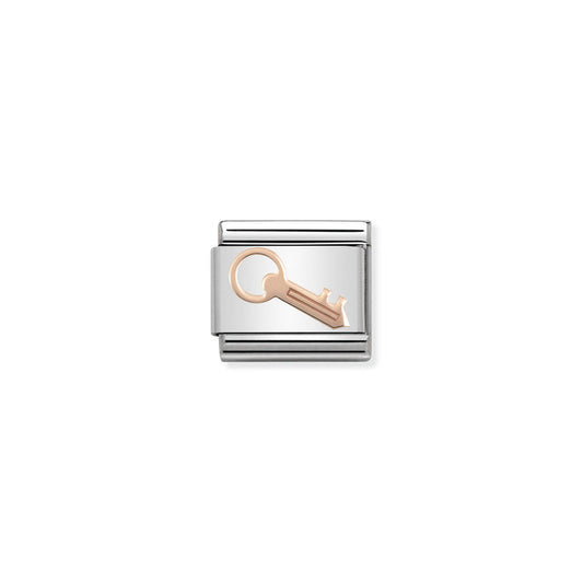 Nomination Classic Link Symbols 9K Rose Gold Key
