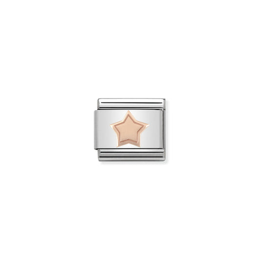 Nomination Classic Link Symbols 9K Rose Gold Star