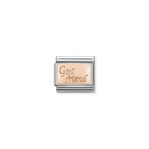 Nomination Classic Rose Gold Girlfriend Charm