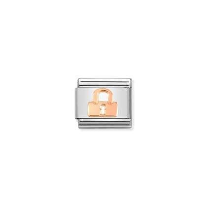 Nomination Classic Rose Gold Padlock Charm