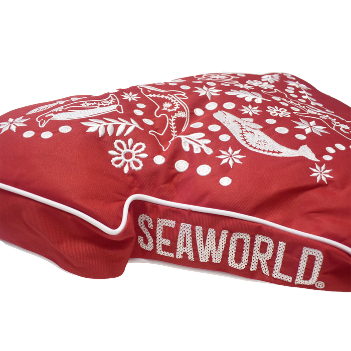 Nordic Christmas Tree Advent Pillow - SeaWorld Shop