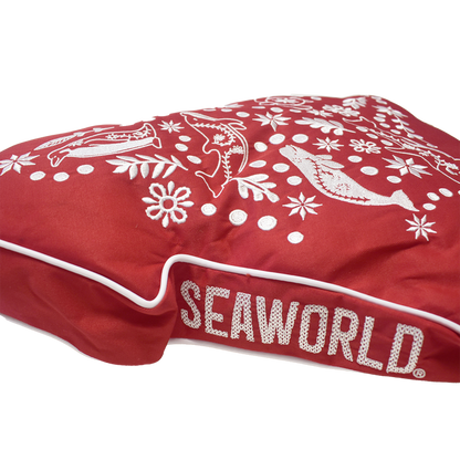 Nordic Christmas Tree Advent Pillow - SeaWorld Shop