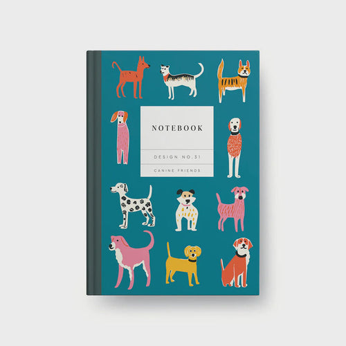 Ohh Deer A5 Canine Friends Hardback Notebook