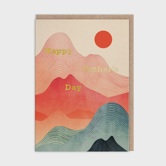 Ohh Deer Mountains Father's Day Greetings Card