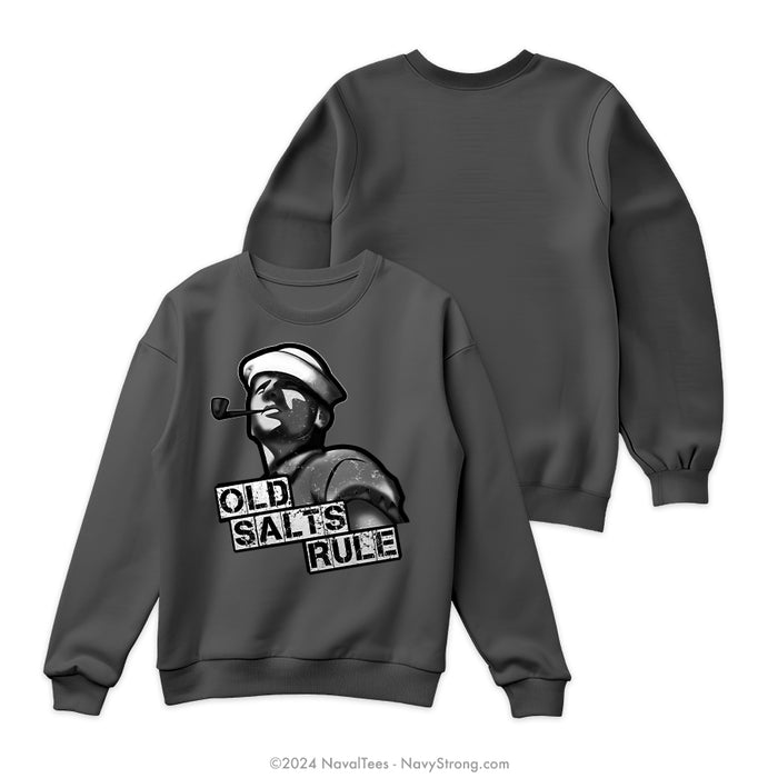 "Old Salts" Crewneck Sweatshirt | Dark Grey