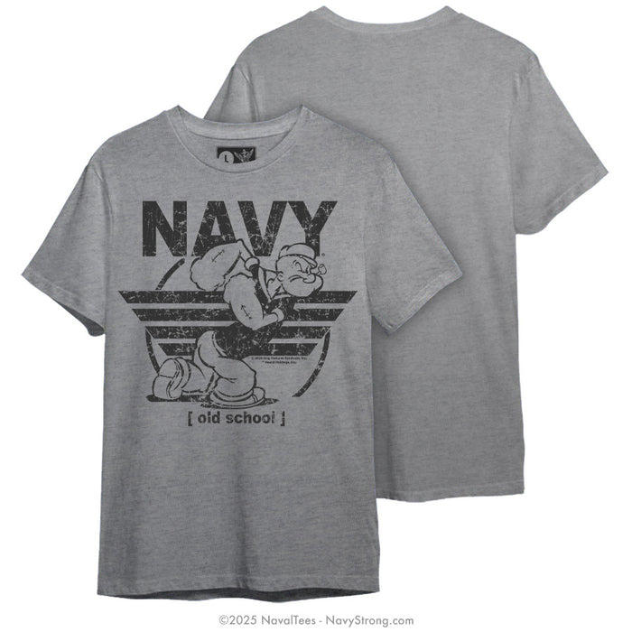 "Old School Popeye" Tee | Grey