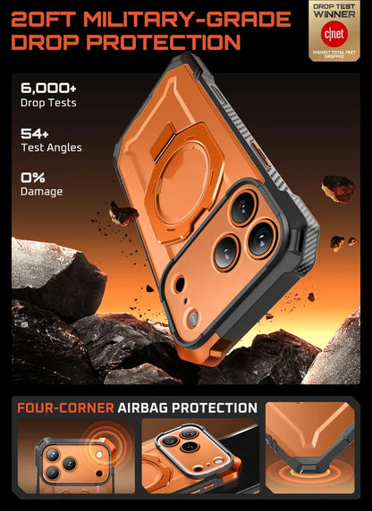OPEN BOX | UB GRIP Series iPhone 17 Pro Max MagSafe Camera Control Button Phone Case - Coral