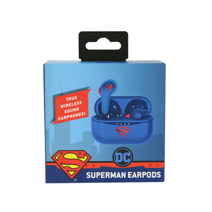 OTL DC Comics Superman TWS In-Ear Wireless Earbuds - Blue | DC0880 from OTL - DID Electrical