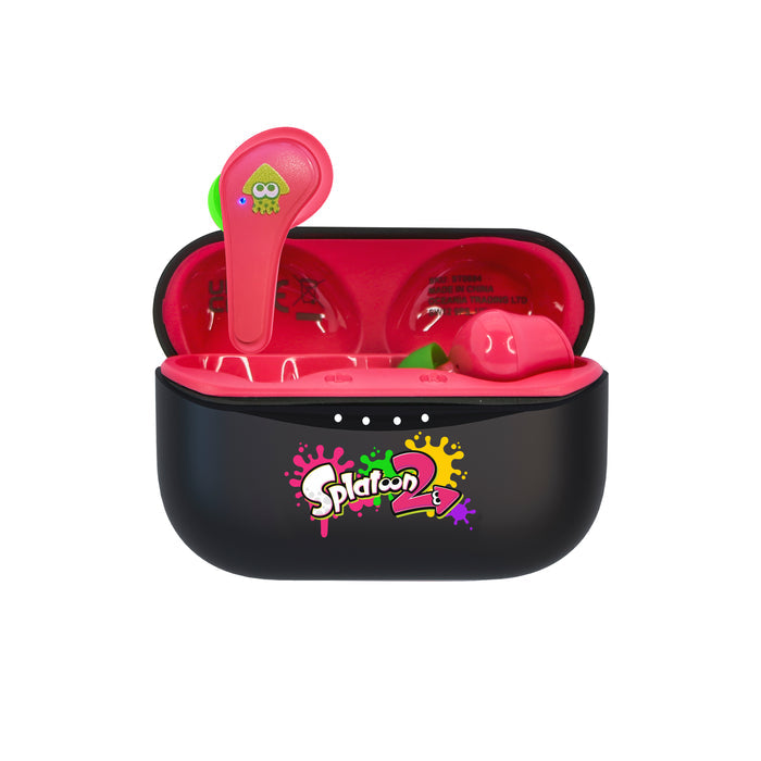 OTL Nintendo Spatoon 2 TWS In-Ear Wireless Earbuds - Pink & Black | ST0884 from OTL - DID Electrical