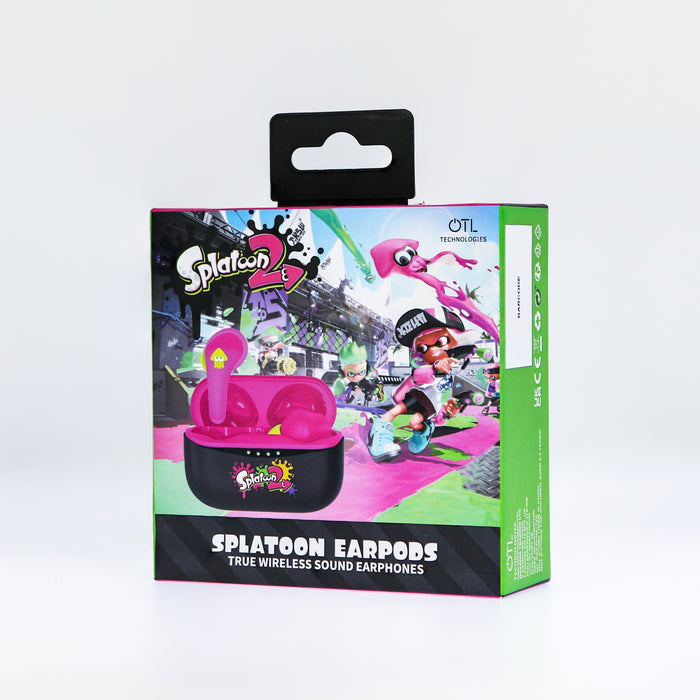 OTL Nintendo Spatoon 2 TWS In-Ear Wireless Earbuds - Pink & Black | ST0884 from OTL - DID Electrical