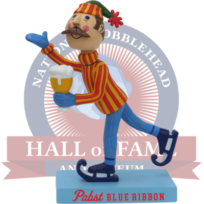 Pabst Blue Ribbon Ice Skating Bobblehead
