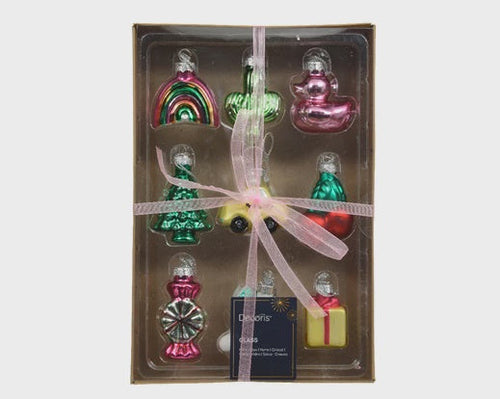 Pack of 9 Novelty Hanging Decorations