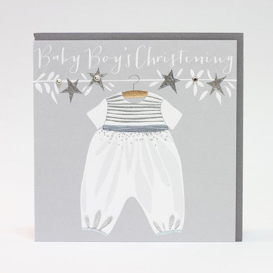 Paloma Greetings Card Baby Boy Christening