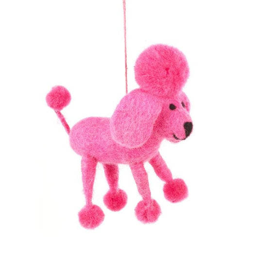 Perez The Poodle Felt Decoration