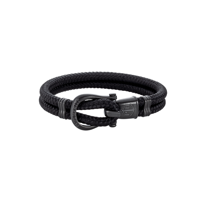 Armband Phinity Schwarz Nylon Schwarz