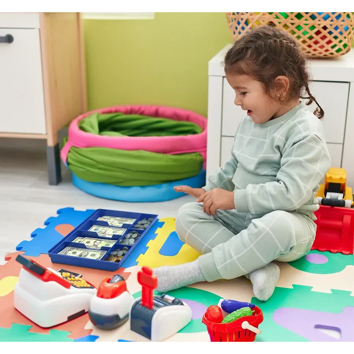 Play Money Set with Tray