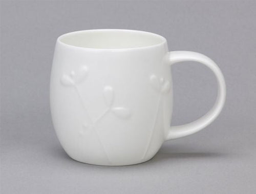 Plum Bone China Mug - Cress