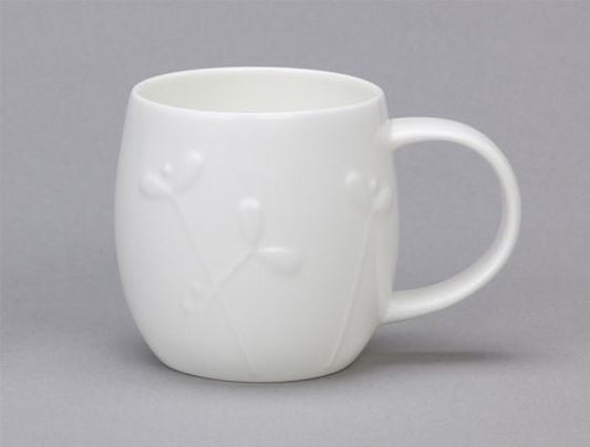 Plum Bone China Mug - Cress