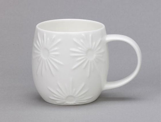 Plum Bone China Mug - Star