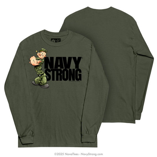 "Popeye NWU" Long Sleeve Tee | Military Green