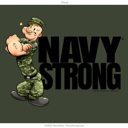 "Popeye NWU" Long Sleeve Tee | Military Green