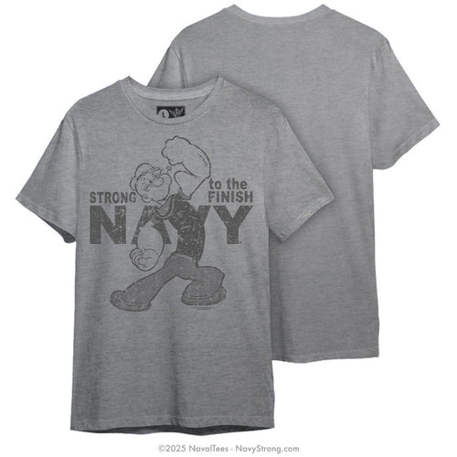 "Popeye Strong" Tee | Grey
