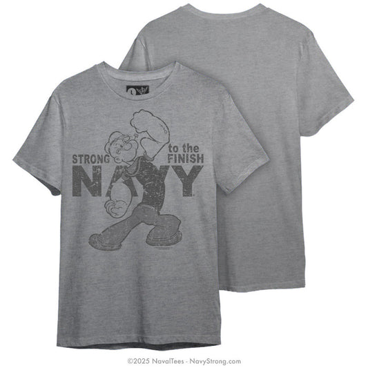 "Popeye Strong" Tee | Grey