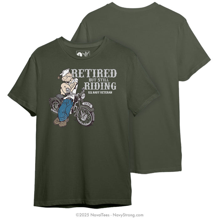 "Popeye Veteran Rider" Tee | Military Green