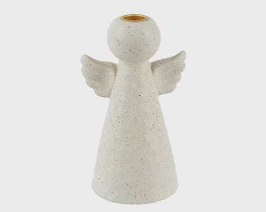 Porcelain Angel Candle Holder - 18cm