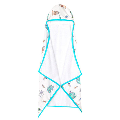 Premium Big Kid Hooded Towel - Monsters, Inc. Friends