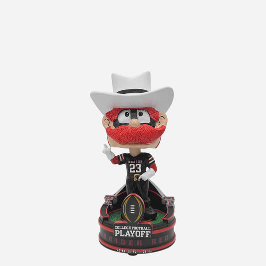 Raider Red Texas Tech Red Raiders 2025 College Football Playoff Mini Bighead NCAA College Bobblehead