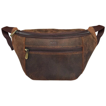 Rainier Leather Fanny Pack | Waist, Chest & Crossbody Sling Bag