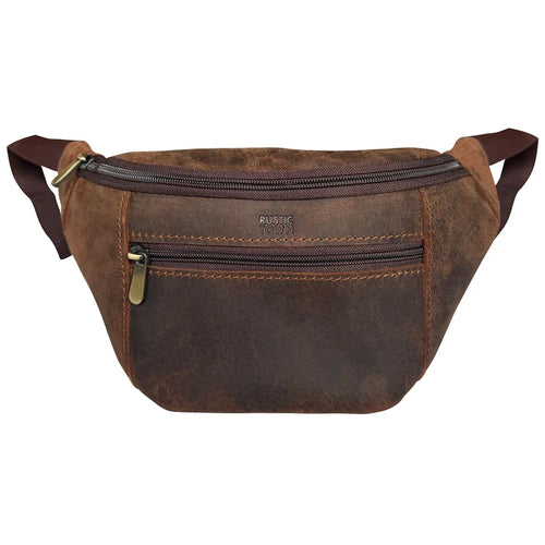 Rainier Leather Fanny Pack | Waist, Chest & Crossbody Sling Bag